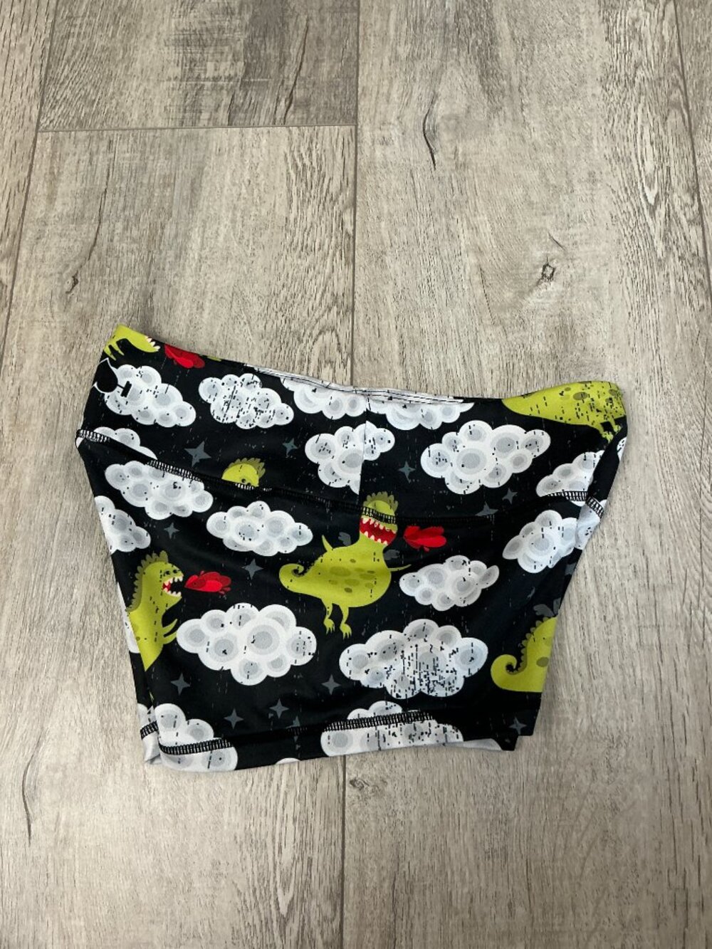 WodBottom Dinosaur T-Rex CrossFit Shorts Small Discontinued Shorties - Picture 6 of 11